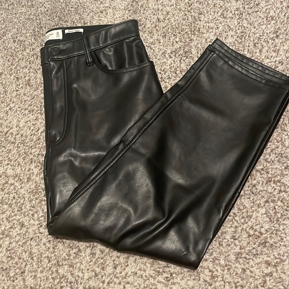 Abercrombie Leather Pants